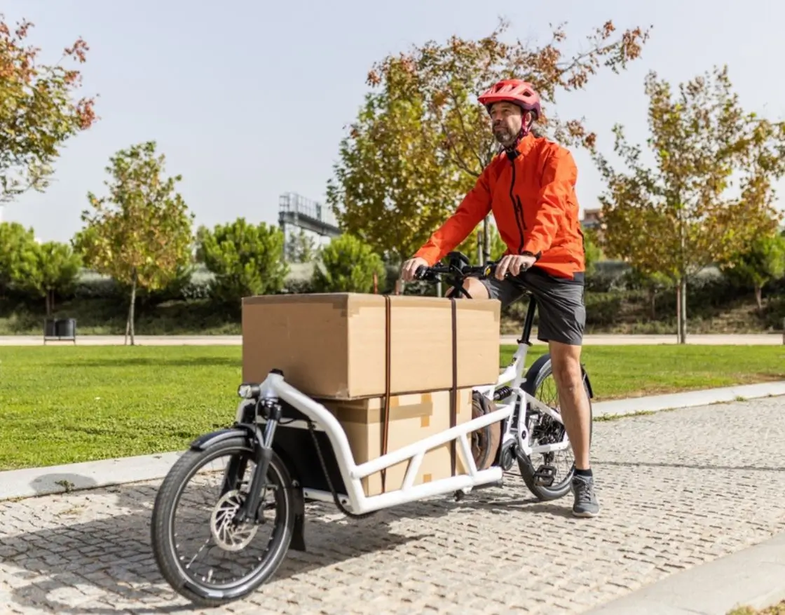 Livraison de colis encombrants à vélo cargo